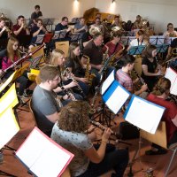 Das Blasorchester zum Probenwochende in Wiesbaden