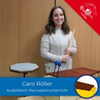 Percussionkursleiterin Caro Röller