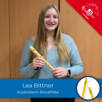 Blockflöten-Ausbilderin Lea Bittner