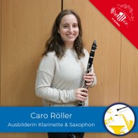 Ausbilderin für Klarinette & Saxophon Caro Röller