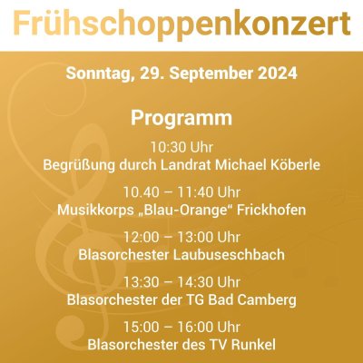 50 Jahre Landkreis Limburg-Weilburg: Programm des Frühschoppen am 29. September 2024