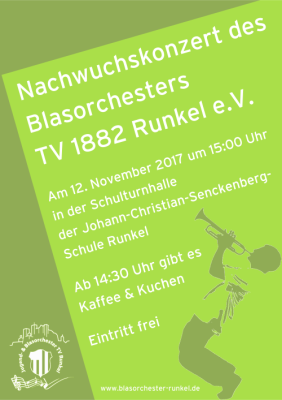 Plakat Nachwuchskonzert 2017