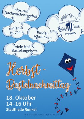 Plakat Herbst-Bastelnachmittag 2025